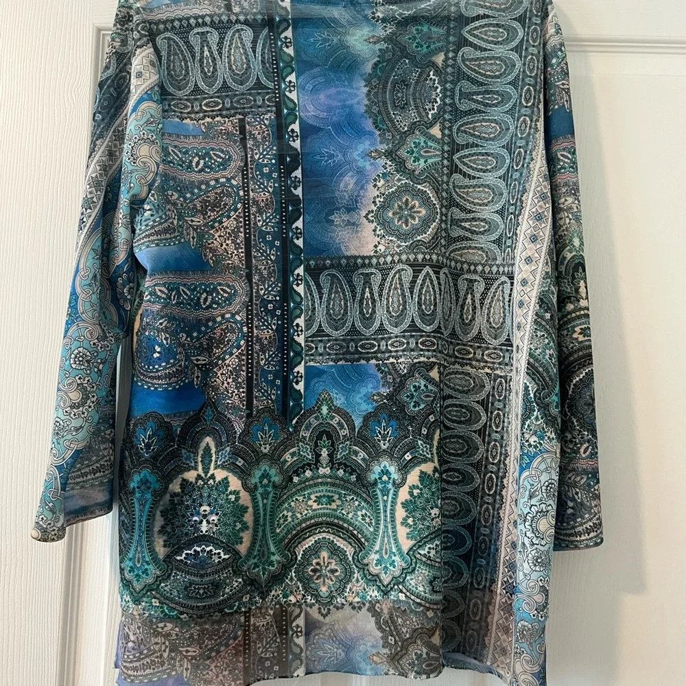 Chicos gorgeous multi blues stop Large - Picture 2 of 7